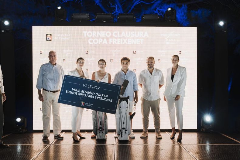 Premiación del Torneo Clausura del Club de Golf del Uruguay.