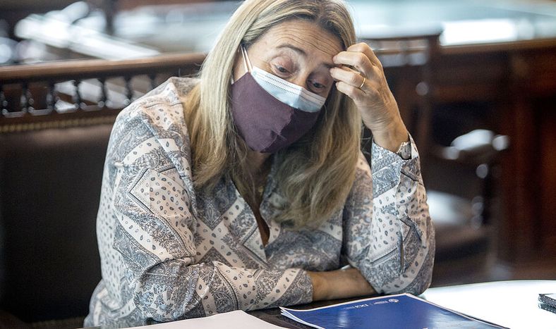 Margarita Faral, directora general de Rentas, en tiempos de Covid. Foto: Nicolás Garrido / Búsqueda