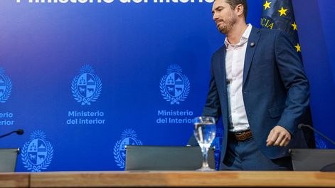 Diego Sanjurjo durante la presentación de las estadísticas de delitos del primer semestre de este año.