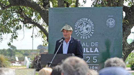 El presidente de la Asociación Rural del Uruguay, Rafael Ferber
