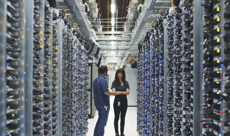 Data center por dentro.