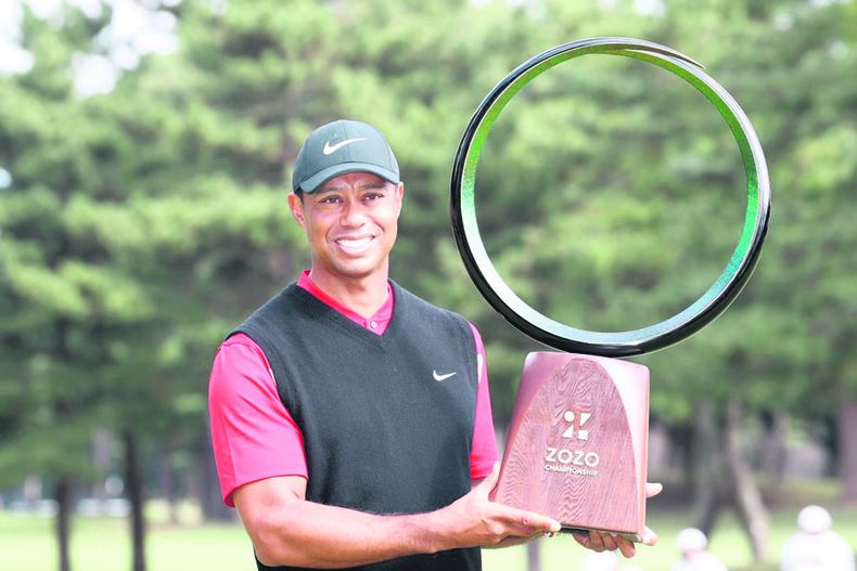 imagen de Tiger Woods vuelve a asombrar al mundo del golf con un triunfo  en Japón e iguala la línea de victorias del legendario Sam Snead