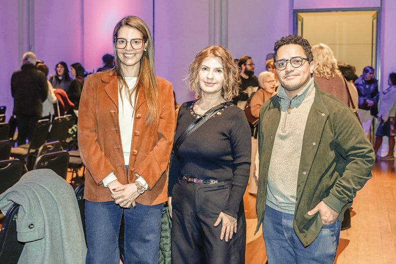 Patricia Soria, Daniela Bouret y Leonel Schmidt.
