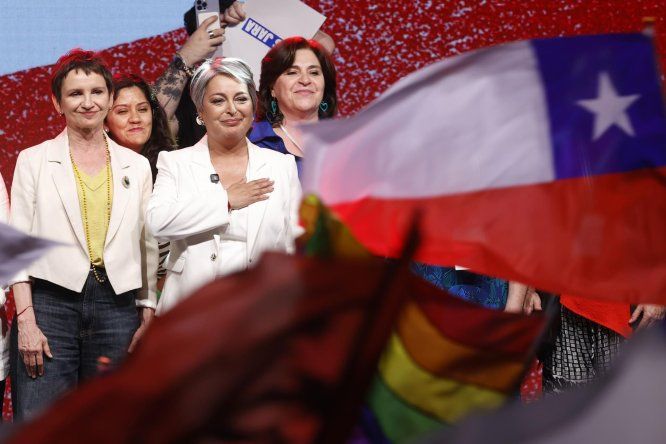 La candidata a la Presidencia de Chile por el partido Unidad por Chile, Jeannette Jara.