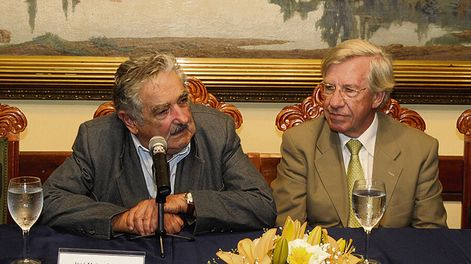Mujica y Astori, dos de los principales protagonistas del ciclo progresista. Foto: Presidencia