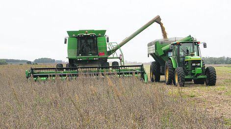 imagen de Productores agrícolas reclaman autorización para transportar más volumen de granos y tener acceso seguro al tren de UPM