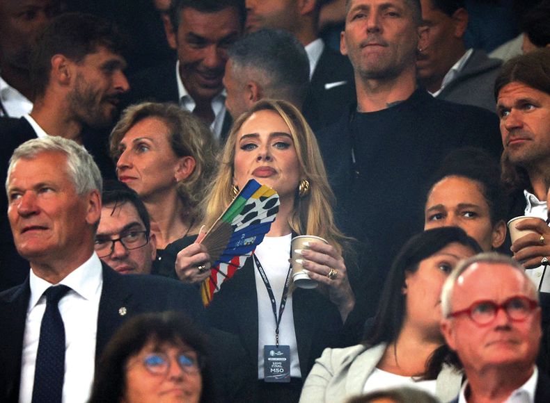 Adele en la Eurocopa.