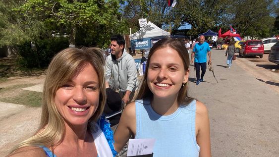 Lorena Ponce de León y su hija, Violeta Lorena Ponce de León y su hija, Violeta