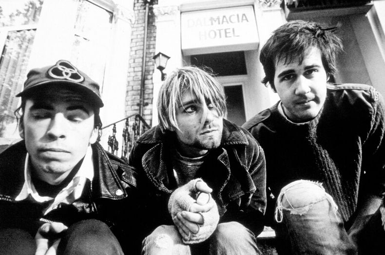 Nirvana: Dave Grohl, Kurt Cobain y Krist Novoselic