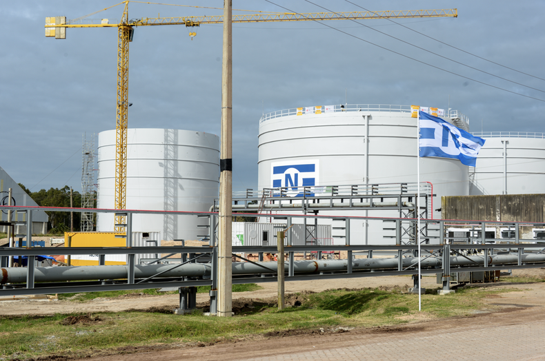 Terminal de NSAL en Nueva Palmira