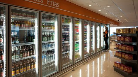 Bebidas alcohólicas en supermercado. Foto: Ricardo Antunez / adhocFOTOS