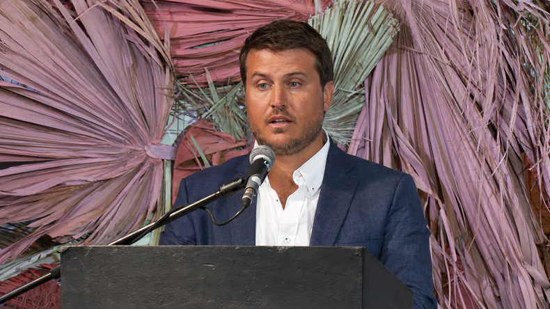 El presidente de Regadores Unidos del Uruguay, Juan Baroffio.