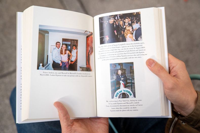 En el libro escrito en colaboración con la escritora con seudónimo Amy Wallace, Giuffre dice haber mantenido relaciones sexuales con Andrés y con Epstein en tres ocasiones distintas.