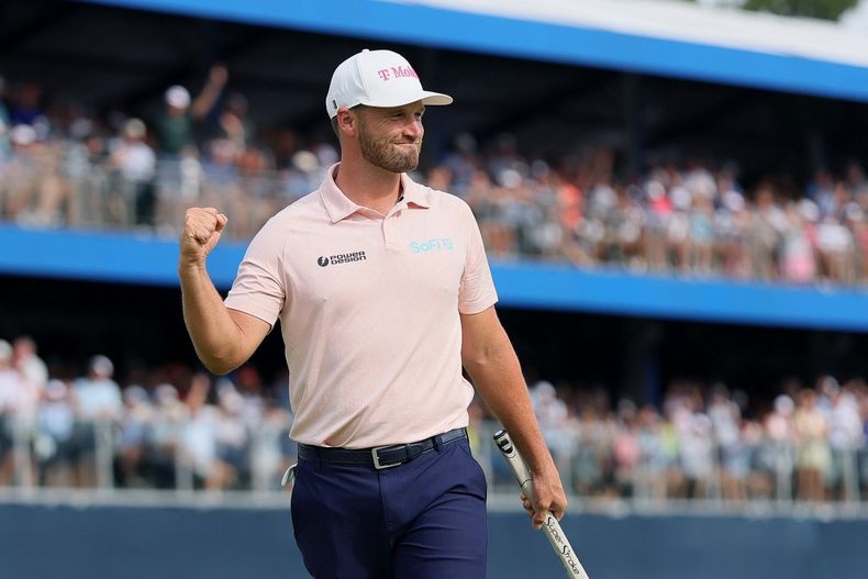 Wyndham Clark en el BMW Championship.&nbsp;