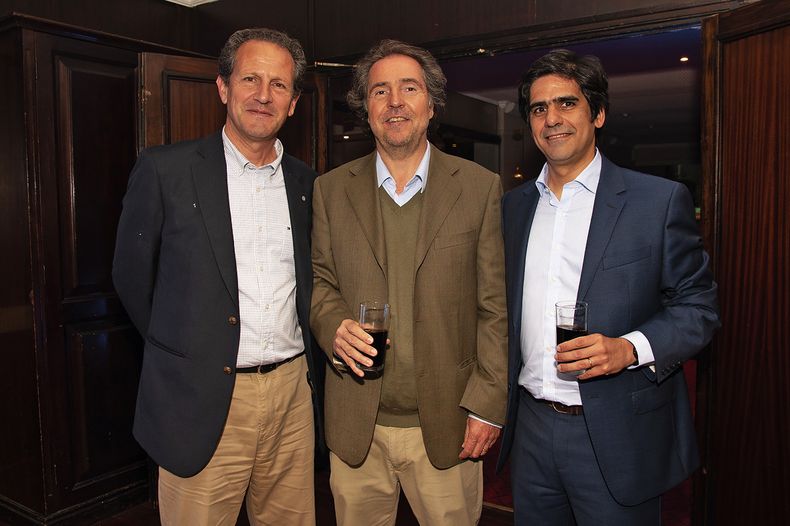 Gonzalo Masini, Jorge Luis Sánchez y Alejandro Sobrera