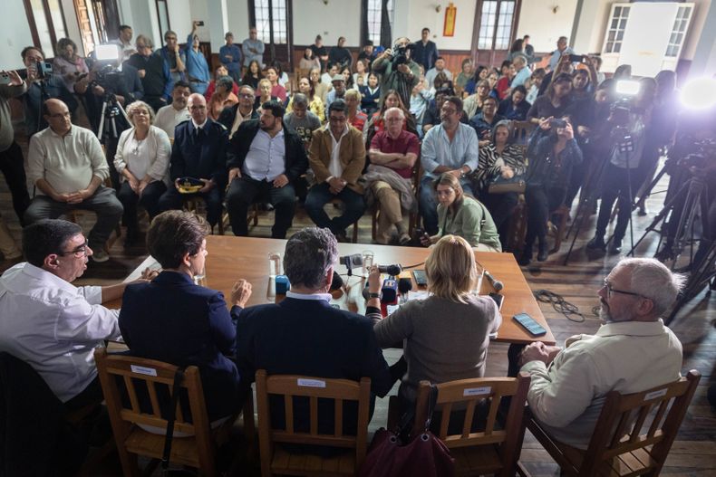 El presidente Yamandú Orsi viajó hasta Fray Bentos para participar del lanzamiento de un plan de Salud Mental