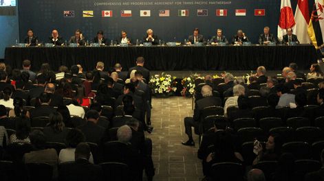 Reunión de creación del Tratado Integral y Progresista de Asociación Transpacífico, Chile 2018. Foto: AFP