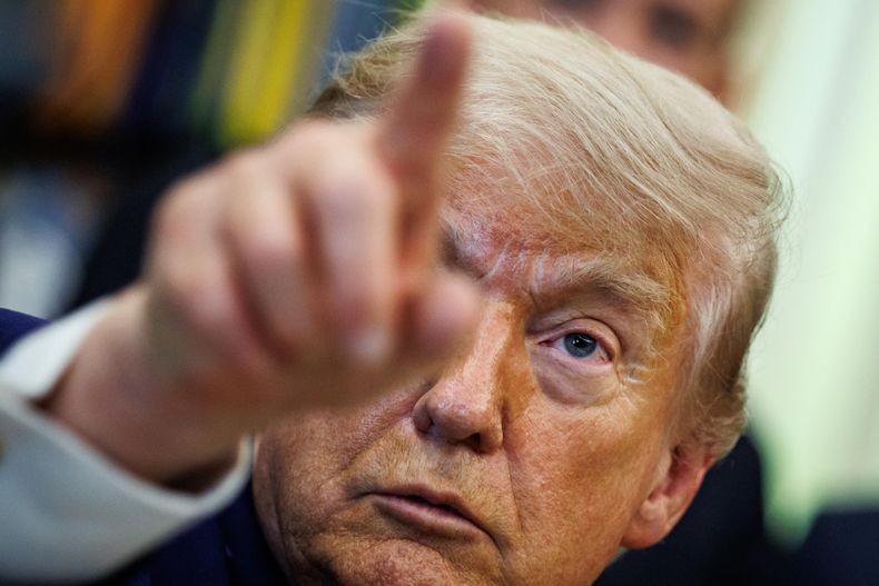 Donald Trump en el Despacho Oval de la Casa Blanca, el 4 de junio de 2026.&nbsp;