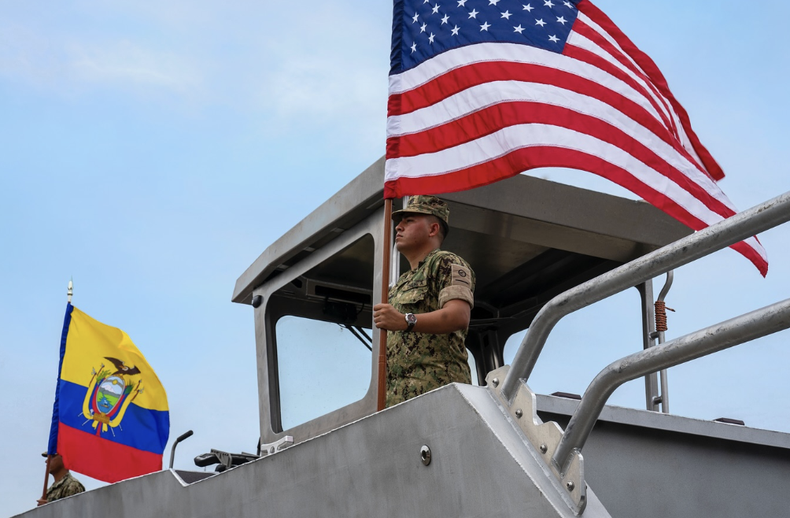 Militares de Estados Unidos en la en Ecuador.