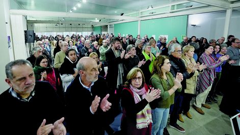 Plenario del Frente Amplio el 15 de julio. Foto: Javier Calvelo / adhocFOTOS