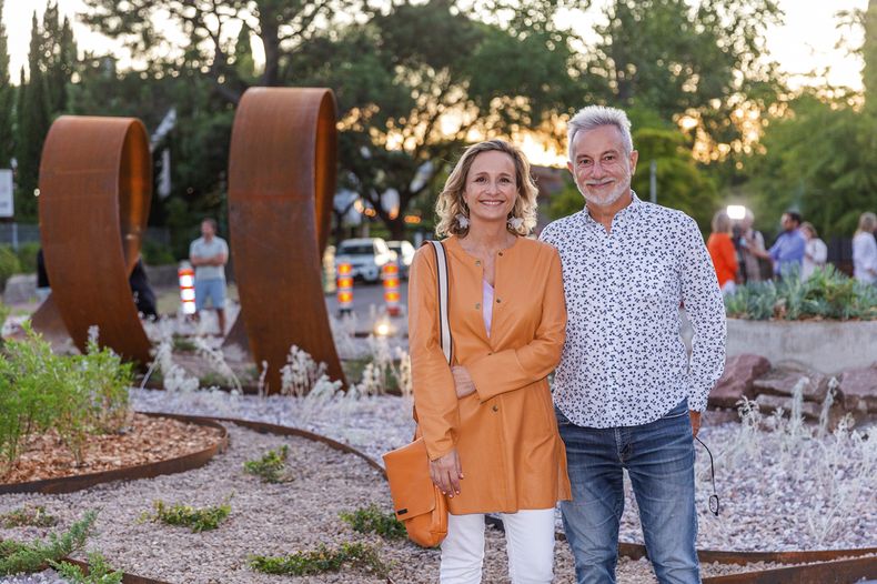 Laura Raffo con Juan Malagrino