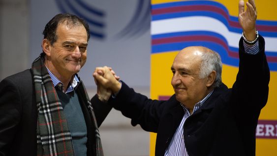 Guido Manini Ríos junto a Guillermo Domenech Guido Manini Ríos junto a Guillermo Domenech