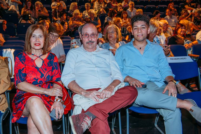 Susana Paiva, Edgardo Disegna y Nicolás López.