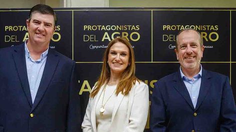 Enrique Carlos Oyharzábal, Verónica Carballo y Juan Ángel de la Fuente.