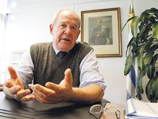 Ricardo Gil cuando lideraba la “junta anticorrupción”. Foto: Nicolás Der Agopián