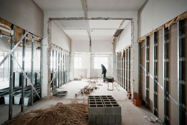 Hospital de Clínicas en reformas.