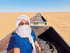la aventura de una uruguaya bajo el sol africano, con mate y mochila