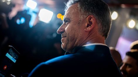 Candidato a la presidencia por el Frente Amplio, Yamandú Orsi&nbsp;&nbsp;