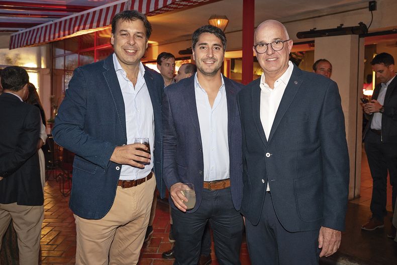 José Zerbino, Lorenzo Pellistri y Zeferino Escoesteguy