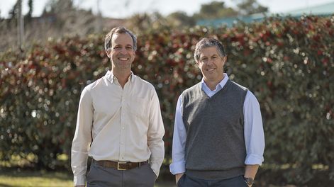 Nicolás Clement y Juan José Fossati, socios de Agroclaro.