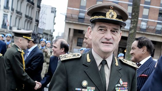 Manini Ríos en su época militar. Foto: Javier Calvelo / adhocFOTOS Manini Ríos en su época militar. Foto: Javier Calvelo / adhocFOTOS