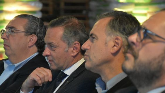 Orsi y Delgado, hoy precandidatos, cuando uno era intendente canario y el otro secretario de la Presidencia Orsi y Delgado, hoy precandidatos, cuando uno era intendente canario y el otro secretario de la Presidencia