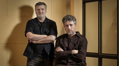 Los directores de cine argentinos Mariano Cohn y Gastón Duprat.