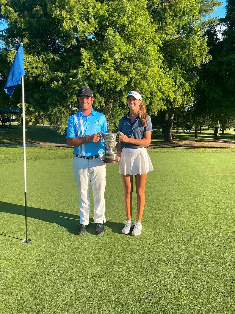 Tobías Acuña y Jimena Marqués ganadores del Abierto Ciudad de Montevideo