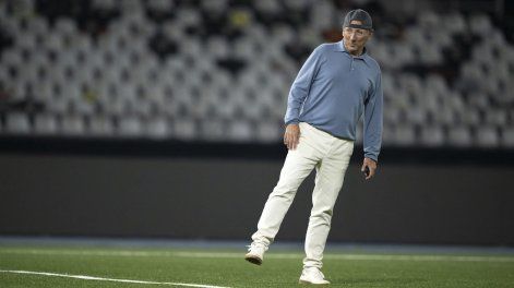 John Textor, el magnate que la AUF quiere en el fútbol uruguayo, tras el partido de Copa Libertadores disputado la semana pasada entre Botafogo y Palmeiras