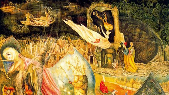 Las distracciones de Dagoberto, adquisición del fundador del Malba. Foto: Pintura de Leonora Carrington