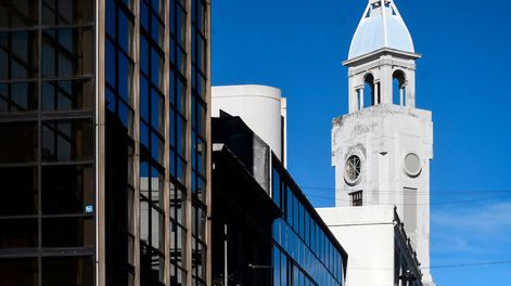Cúpula del edificio del Correo. Foto: Javier Calvelo / adhocFOTOS
