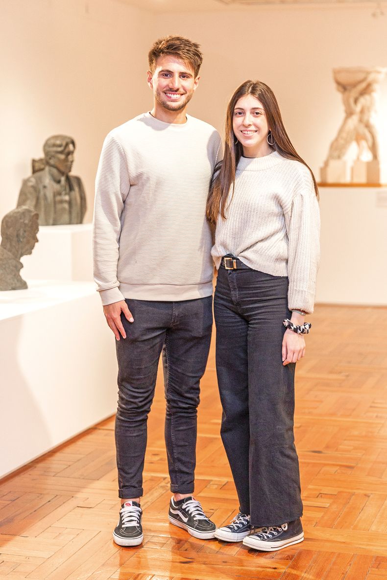 Matías Peña con Daniela Zolessi