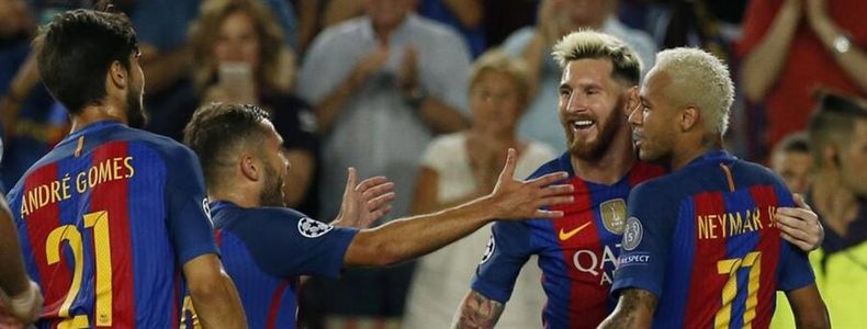imagen de Barcelona comenzó la Champions League en modo PlayStation