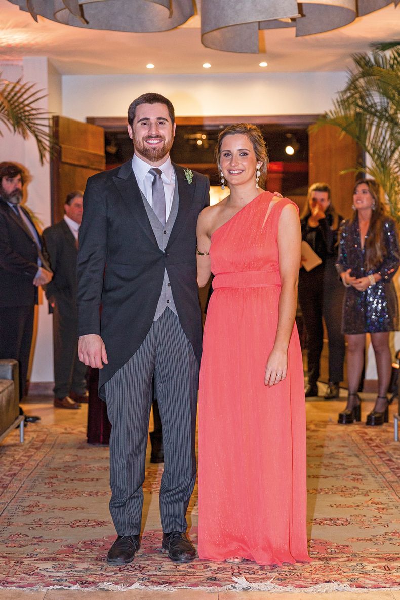 Los hermanos de la novia: Santiago y Sofía Bordaberry