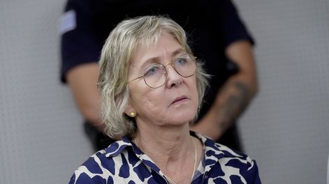 Ana Iewdiukow durante una audiencia por el caso Conexión Ganadera.