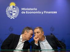 Martín Vallcorba y Gabriel Oddone. Martín Vallcorba y Gabriel Oddone.