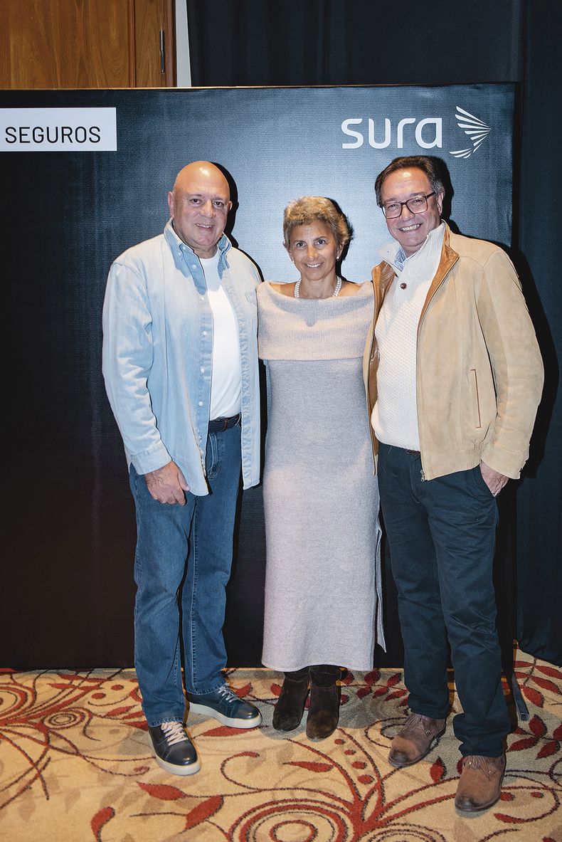 Leonidas Constantinidis, Ana María Silveira y Rodolfo Martínez