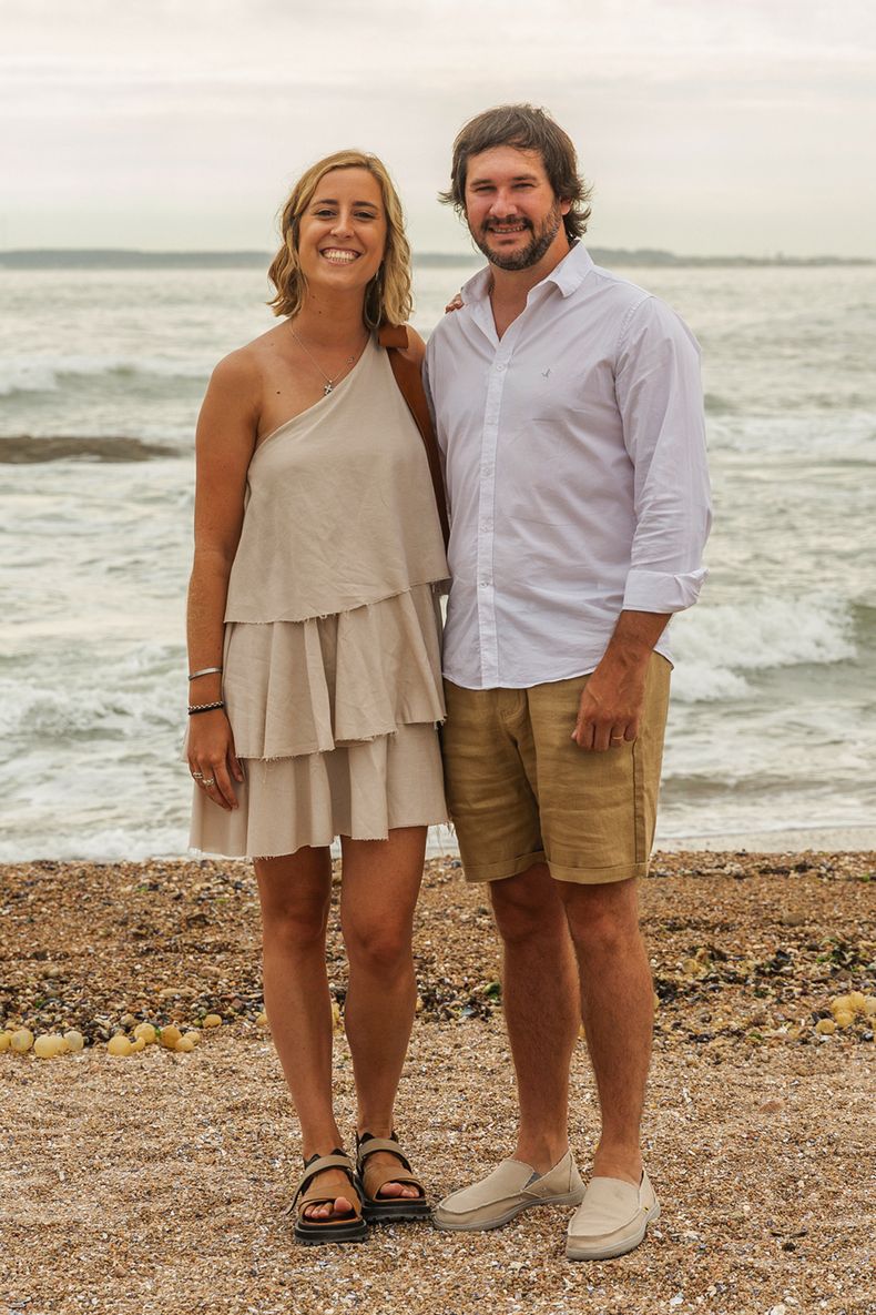 Mariana Llambías con Rafael Iruleguy