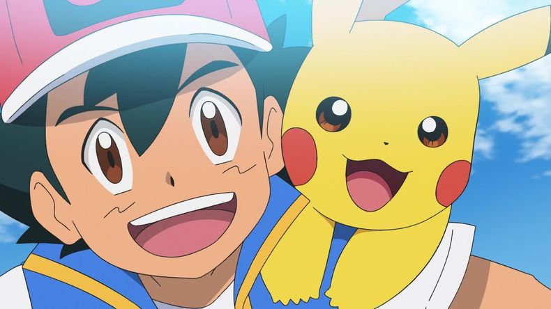 Ash y Pikachu, protagonistas de Pokémon.