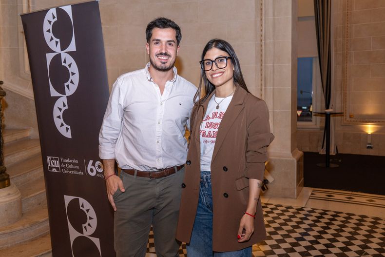 Agustín Frioni y Emanuela González.